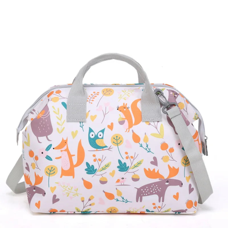 Diaper Bags Portable Changing Shoulder Bag Waterproof Large Capacity Multi-pocket Messenger Baby Bag Lightweight Mommy HandBag