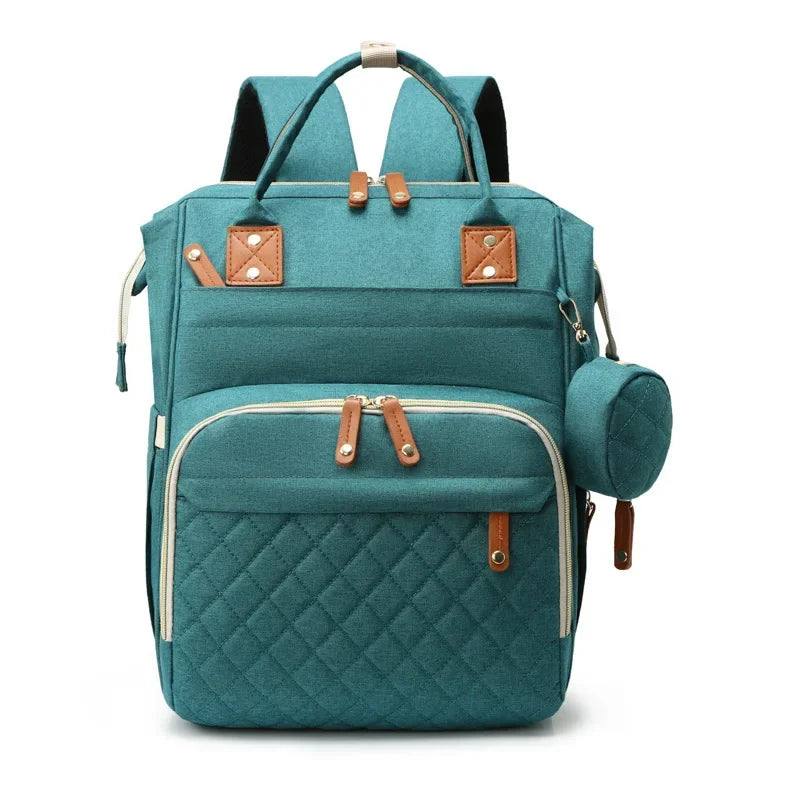 Diaper Bag with Changing Station 3 in 1 Baby Diaper Backpack with Foldable Changing Pad, Large Travel Back Pack for Girl Boy