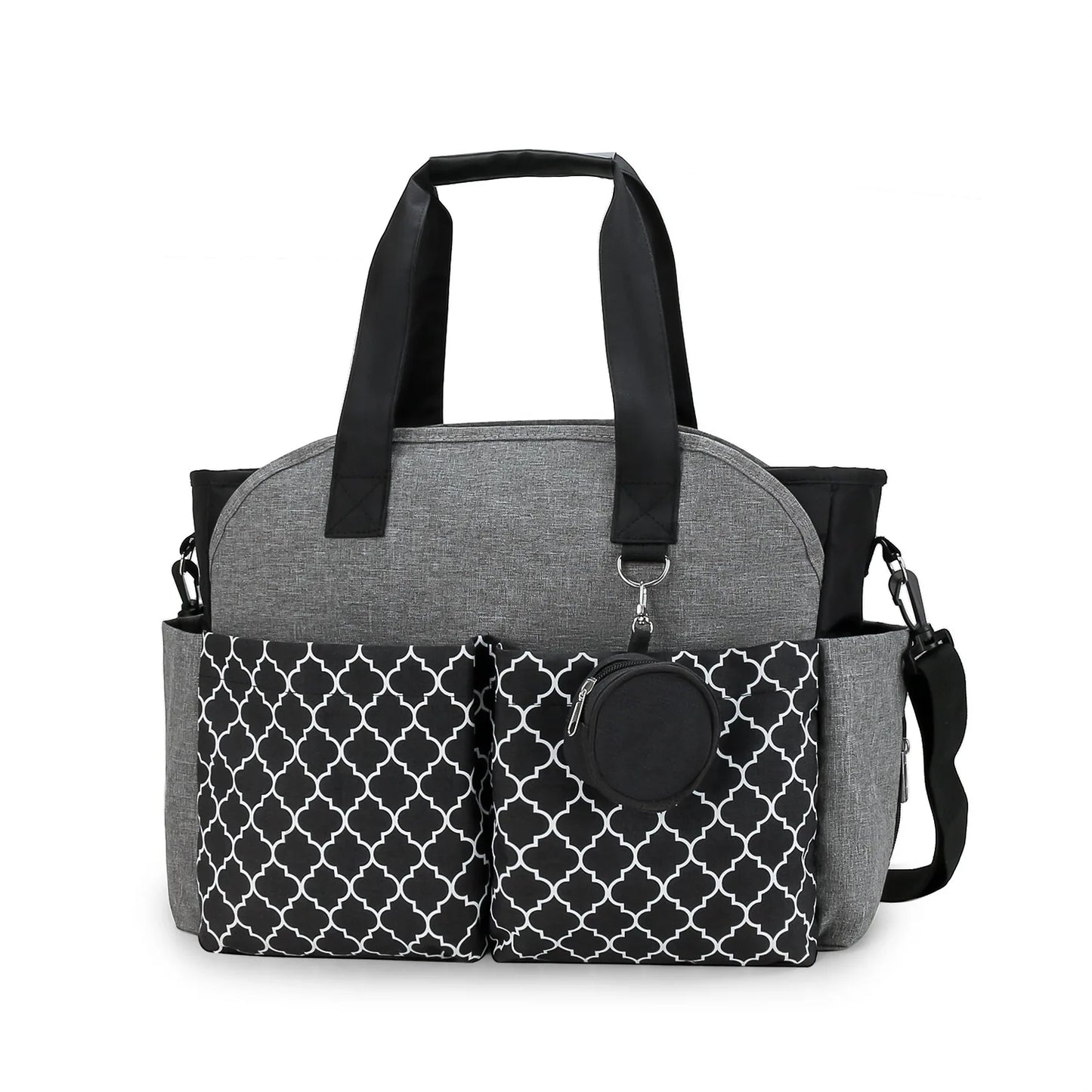 Baby Changing Carrier Bag with  Shoulder Strap Portable Waterproof and Large Capacity
