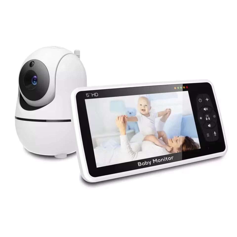 Crystal-Clear 1080P Baby Monitor – 7" Screen, 24hr Battery, 4X Zoom