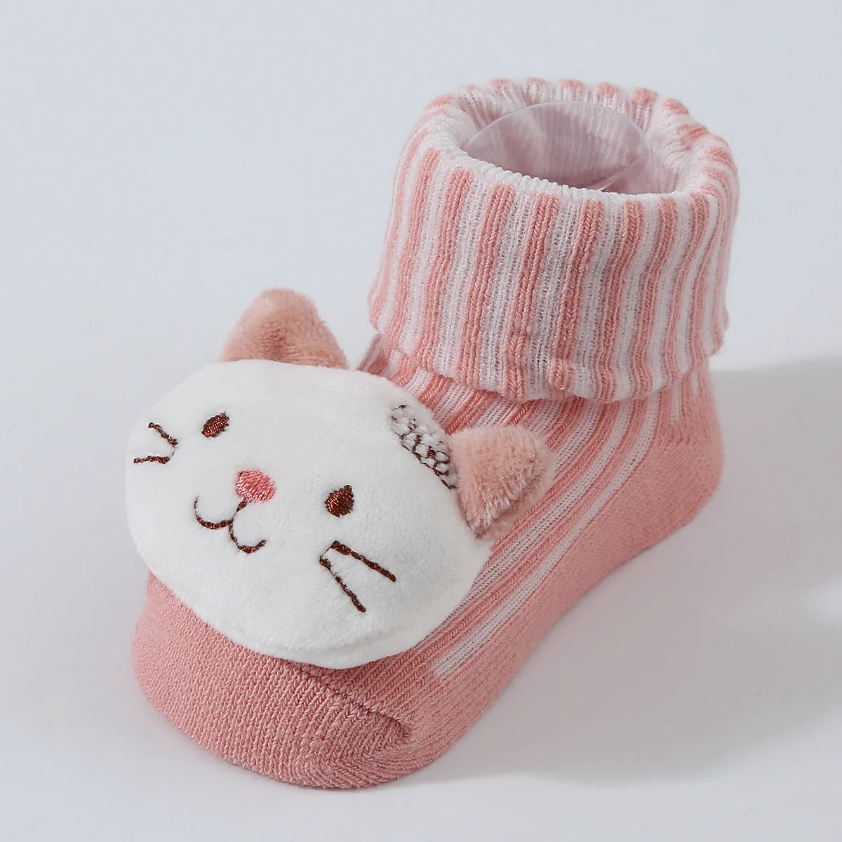 Cute Knitted Cartoon Baby Socks – Newborn Prewalker (Unisex)