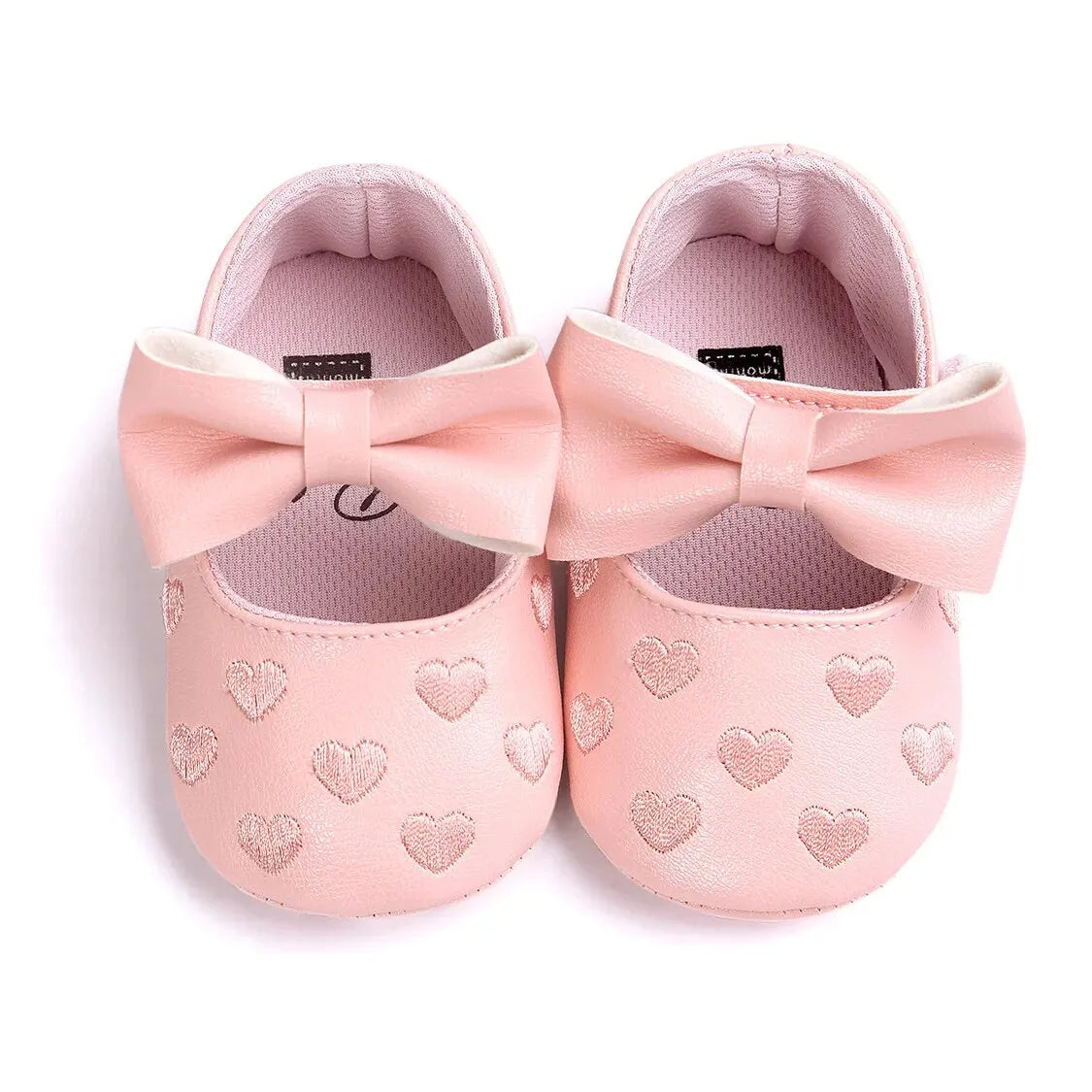 Meckior Baby Girl Dress Shoes – Bow-Knot Soft Sole Walkers