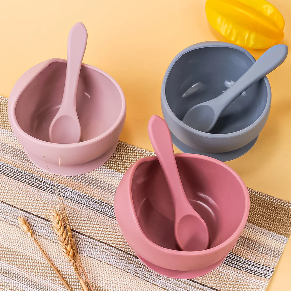 2PC Baby Suction Bowls – Baby-Led Weaning Feeding Set