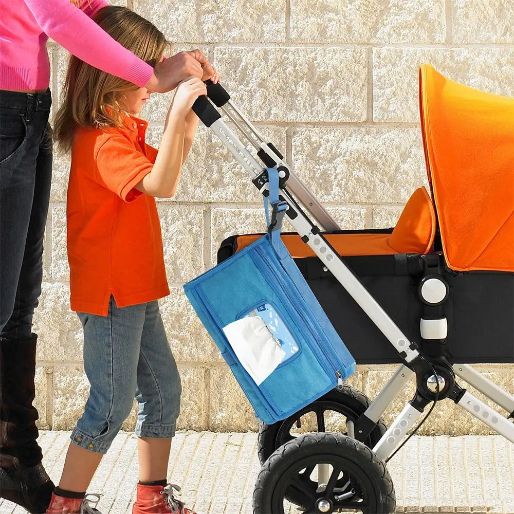 Portable Baby Changing Pad with Pockets