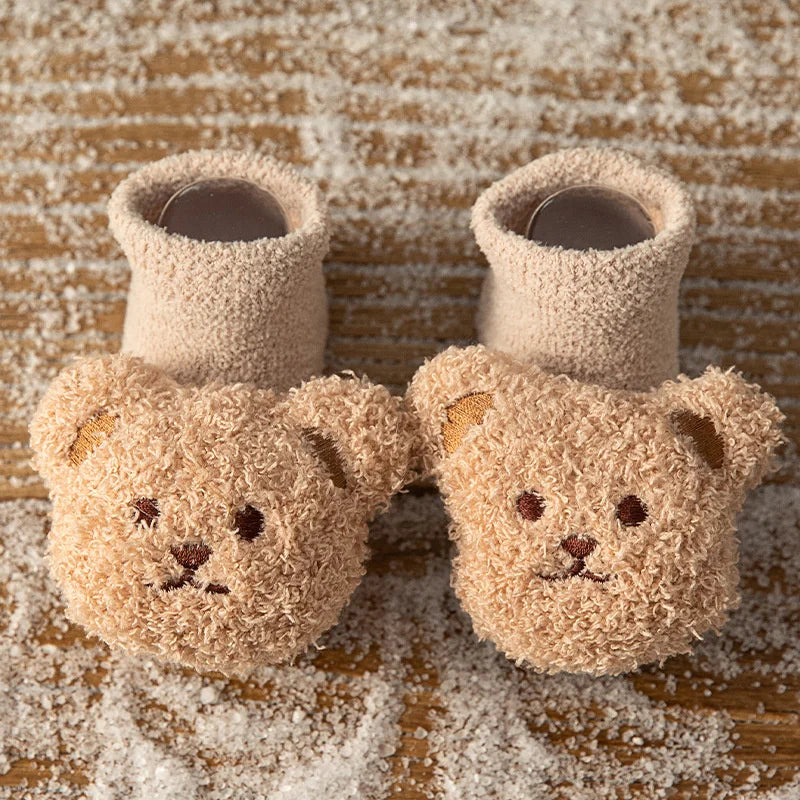 Cute Animal Baby Floor Socks – Warm & Non-Slip