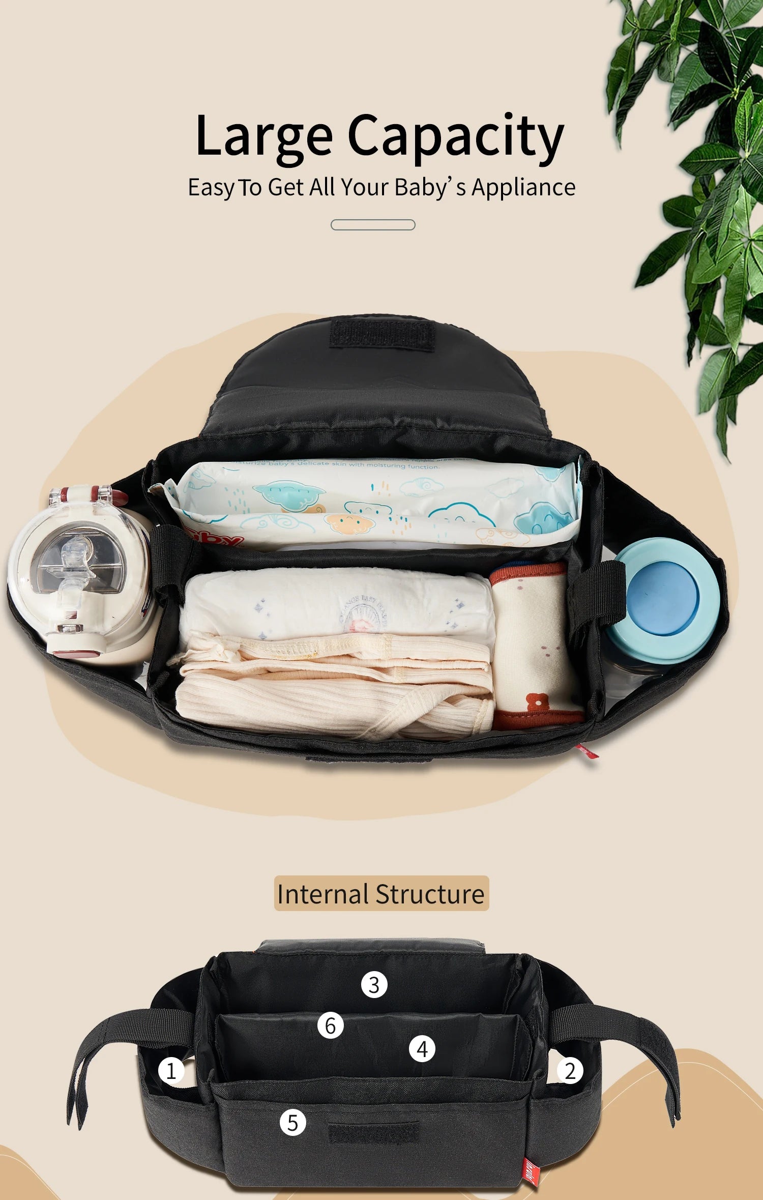 Insular Diaper Bag Baby Milk Bottle Insulation Bags Mummy Storage Bag For Baby Stuff Collection Stroller Accessories Baby Care