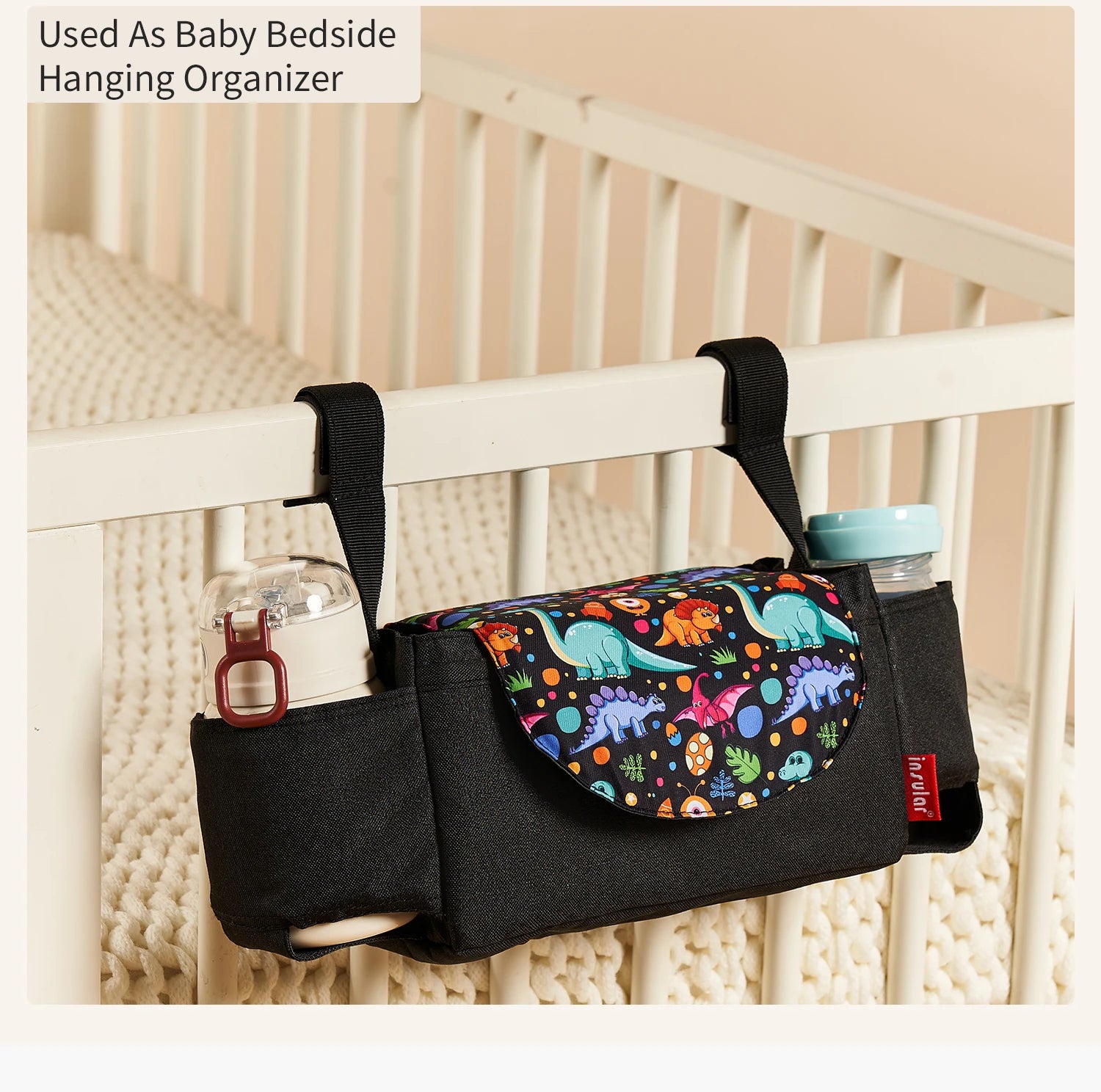 Insular Diaper Bag Baby Milk Bottle Insulation Bags Mummy Storage Bag For Baby Stuff Collection Stroller Accessories Baby Care