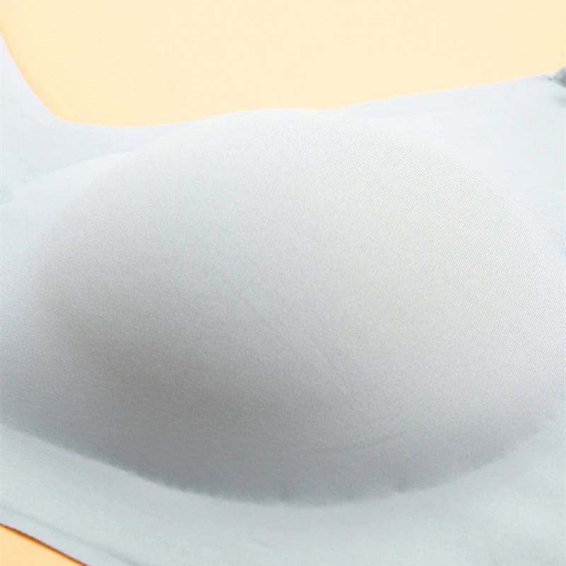 Ultra Thin Laser Cutting Ladies Feeding Bra Seamless Removable Padded Breastfeeding Bras Plus Size Push Up Maternity Support Bra