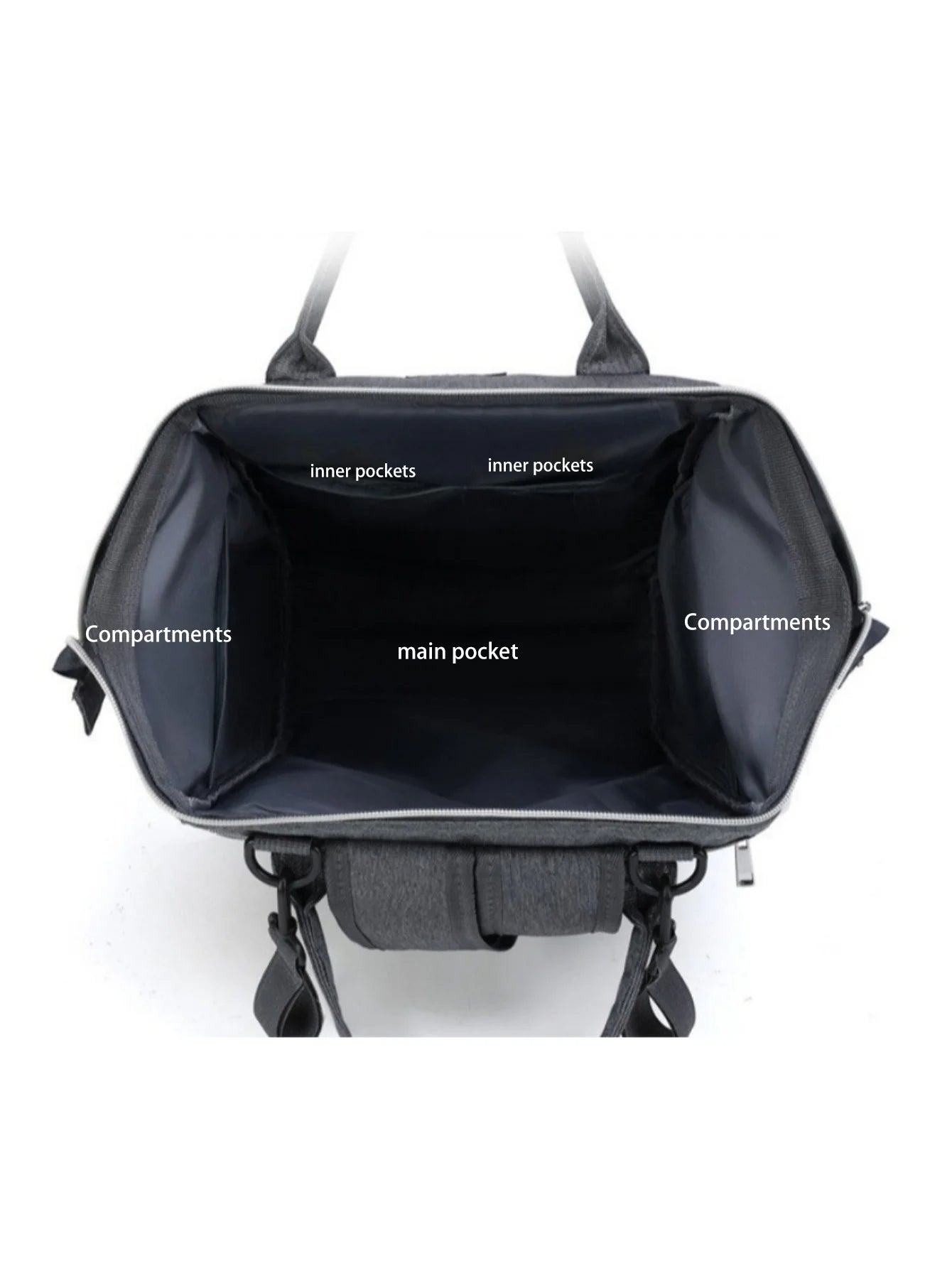 Mommy Diaper Bags Baby Stroller Hanging Bag Mother Large Capacity Nappy Backpacks with Changing Mat Convenient Baby Nursing Bags