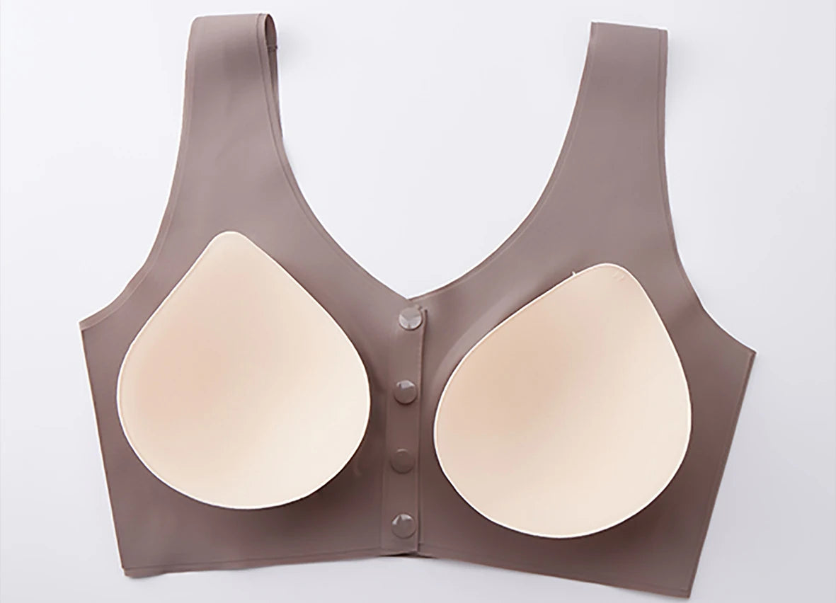Maternity Nursing Bra for Pregnancy – Front Open, Removable Pads, Breathable 3D Seamless Design