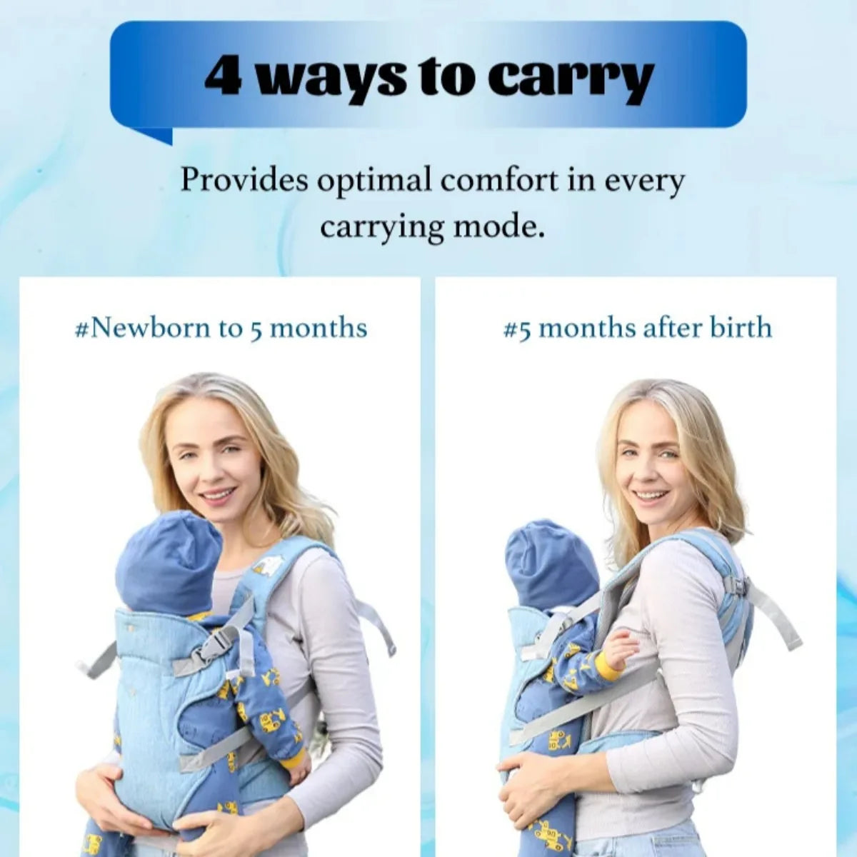 4-in-1 Multifunctional Baby Carrier