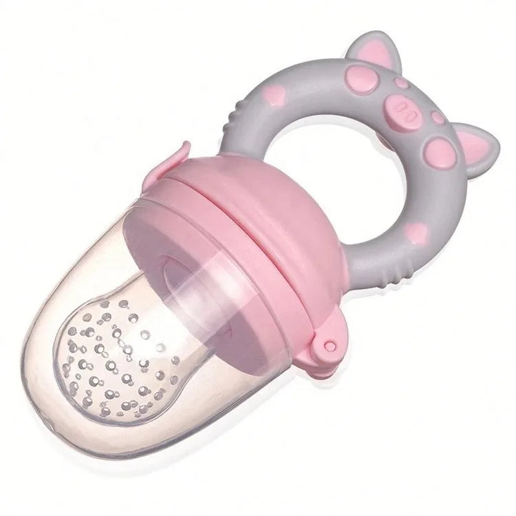 Silicone Baby Food Feeder & Juice Pacifier Cup