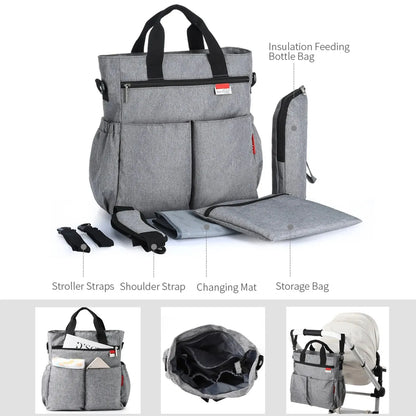 Fashion Waterproof Diaper Tote Bag