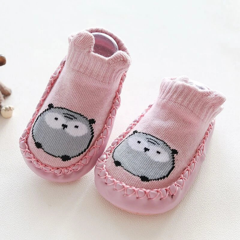 Baby Non-Slip Indoor Socks Slippers with Rubber Soles