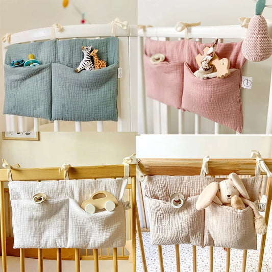Baby Diaper Bag Multifunctional Crib Storage Bag
