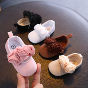 White Lace Princess Baby Shoes – Soft Sole First Walkers