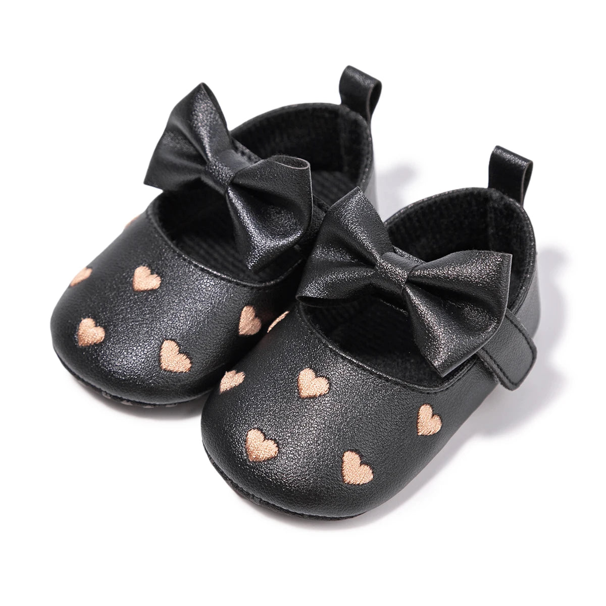 Love Bow Fringe Baby Moccasins – Soft Sole First Walkers