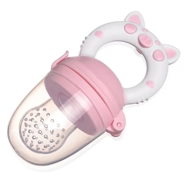 Silicone Baby Food Feeder & Juice Pacifier Cup