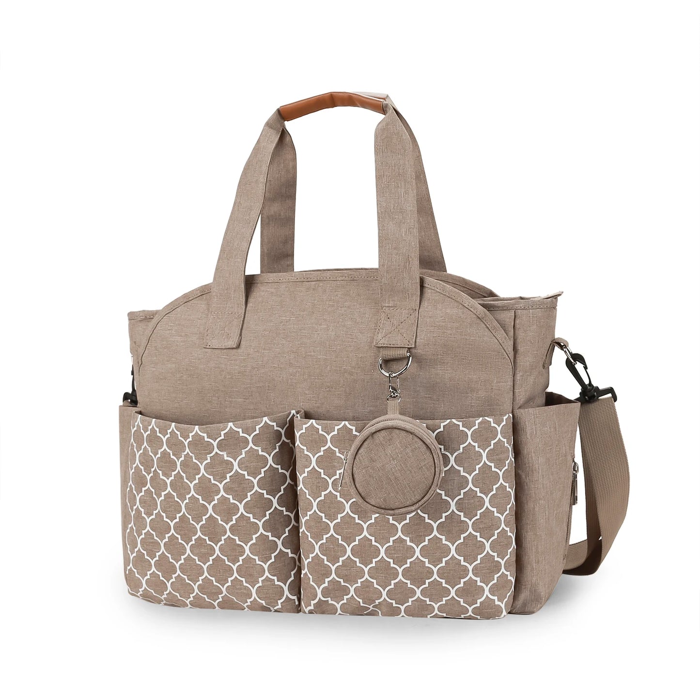 Baby Changing Carrier Bag with  Shoulder Strap Portable Waterproof and Large Capacity