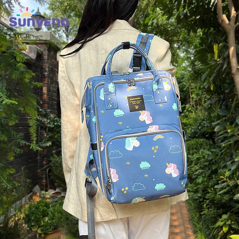 Multifunction Maternity Backpack with Insulated Pockets