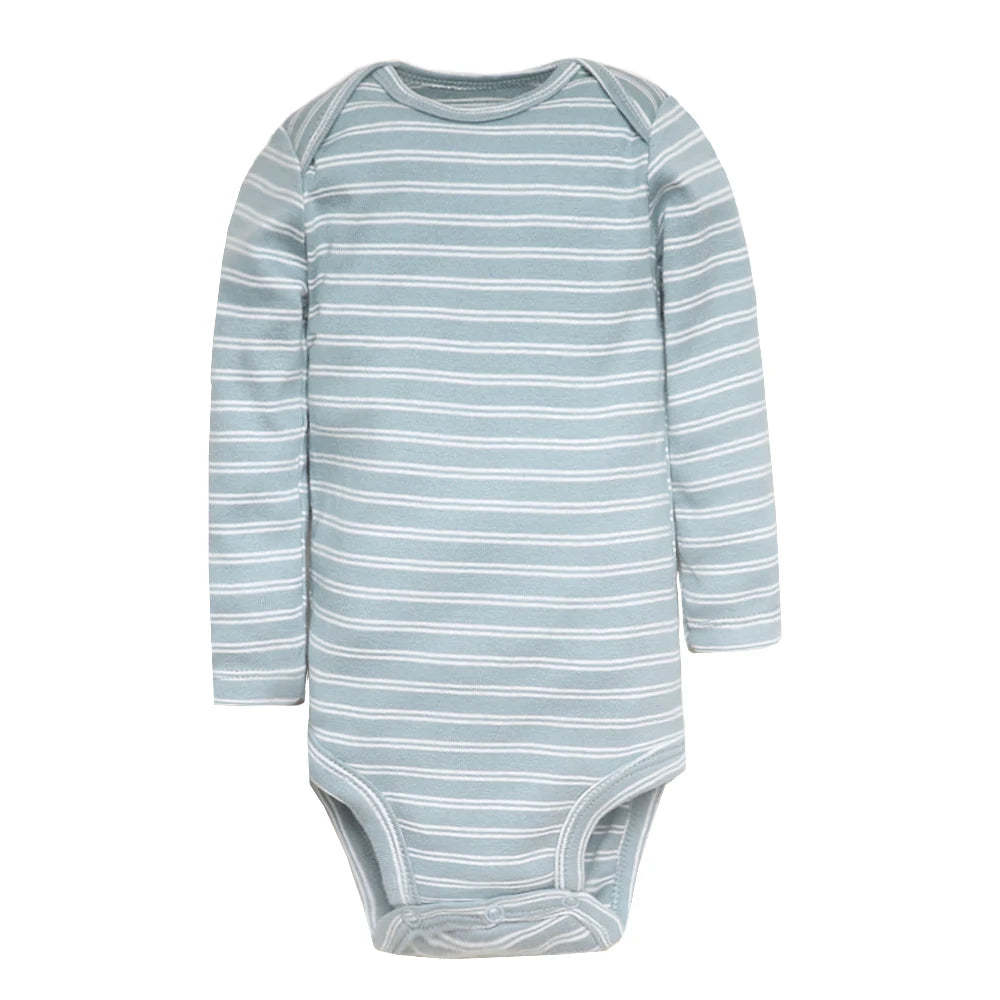 5-Pack Baby Bodysuits – 100% Cotton Newborn & Toddler Jumpsuits