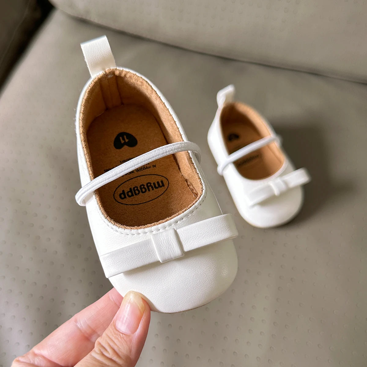 Multicolour Leather Baby Shoes – Soft Sole First Walkers