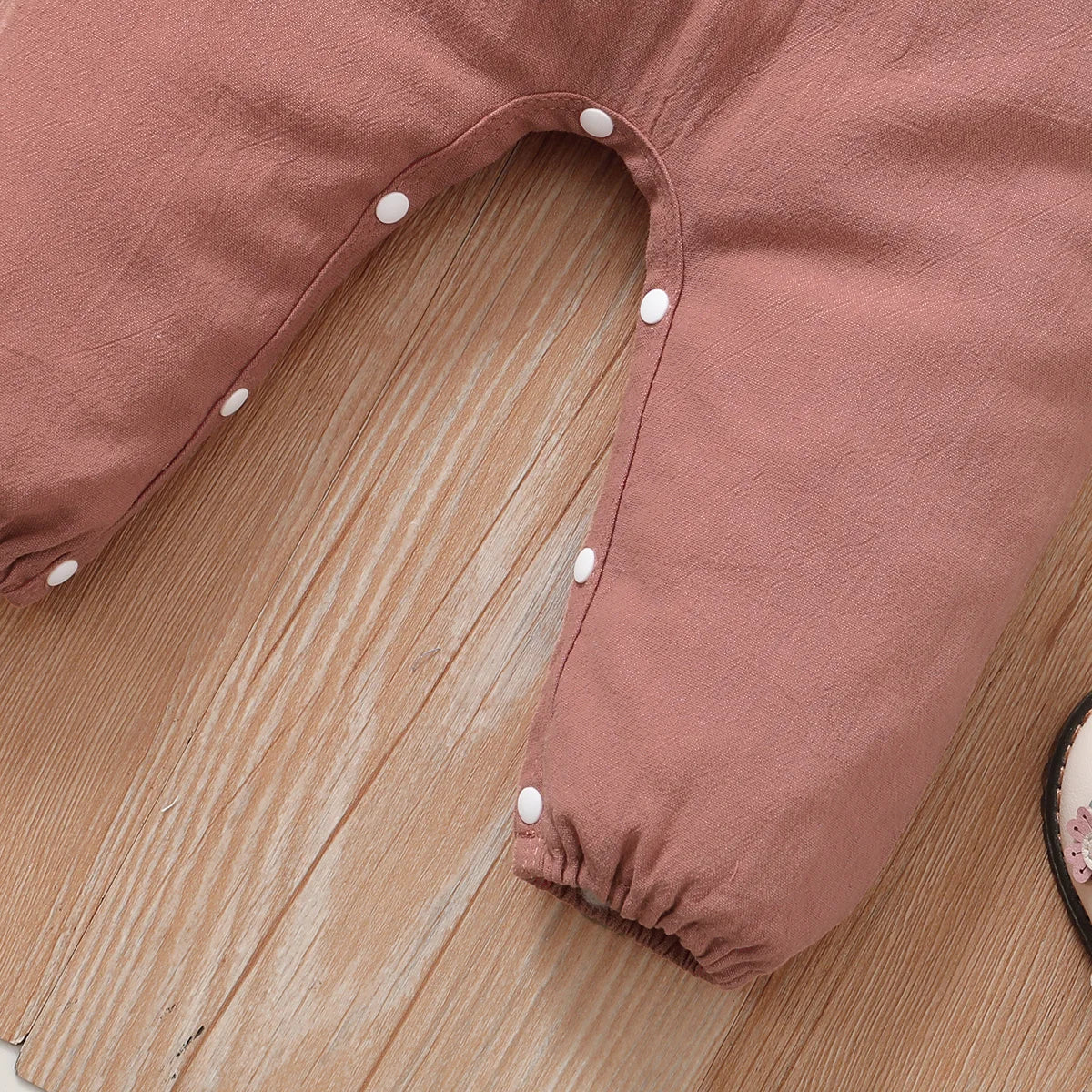 Newborn Baby 'Pure Cotton Flower Pattern Color Blocked Comfortable Long sleeves Bodysuit 0-18 Month Female Baby Crawling Suit