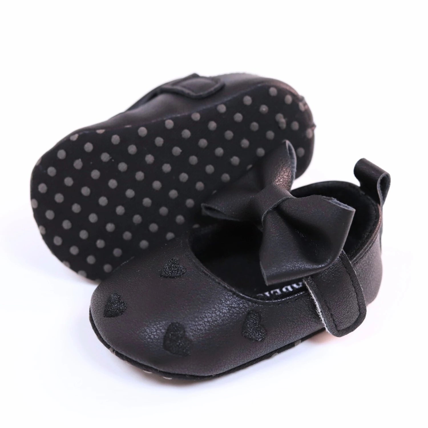 Love Embroidered Baby Girl Shoes – Soft First Step Walkers
