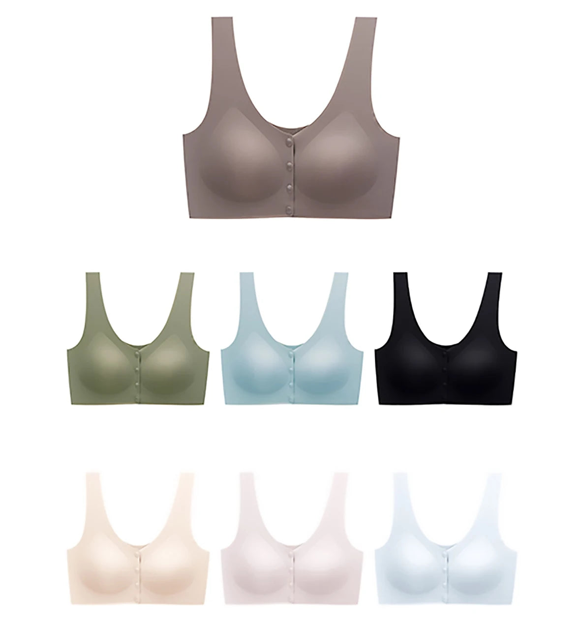 Maternity Nursing Bra for Pregnancy – Front Open, Removable Pads, Breathable 3D Seamless Design