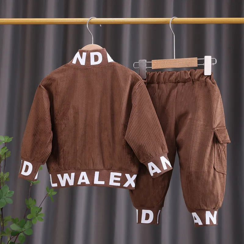 New Spring Autumn Baby Boys Clothes Suit Children Fashion Jacket Pants 2Pcs/Sets Toddler Casual Costume Infant Kids Tracksuits