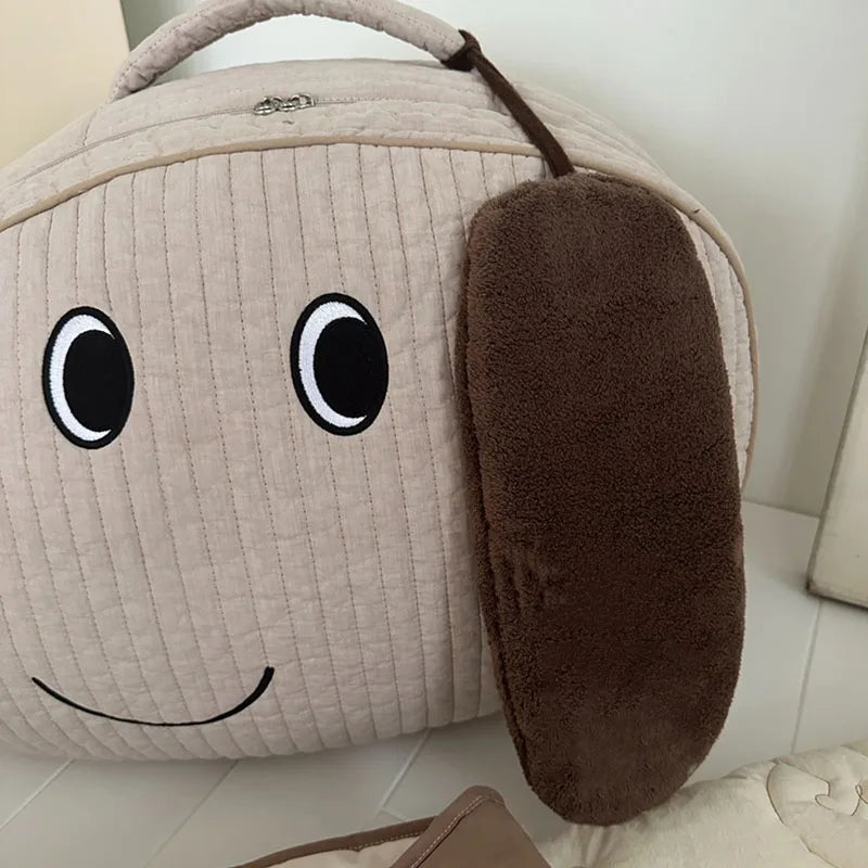 Cartoon Kids Large Capacity Quilted Mommy Bag