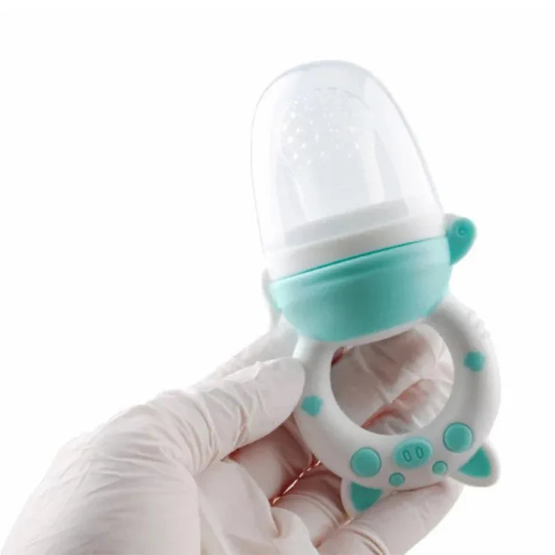 Silicone Baby Food Feeder & Juice Pacifier Cup