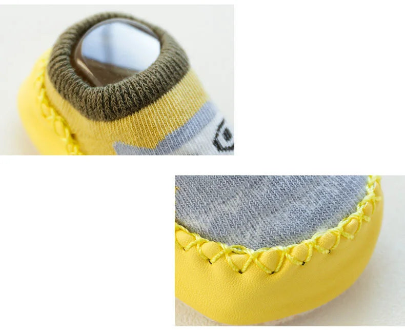 Baby Non-Slip Indoor Socks Slippers with Rubber Soles
