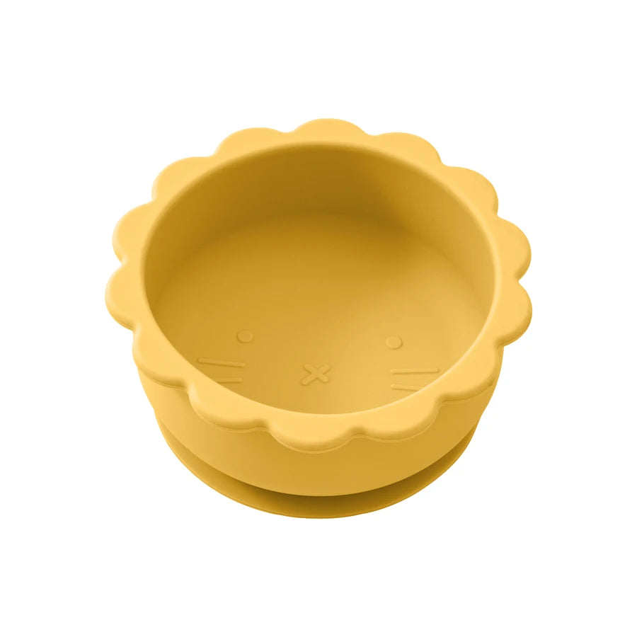 Baby Silicone Lion Bowl – Suction Baby Meal Tray