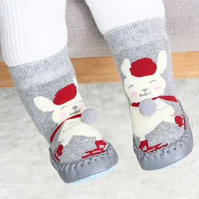 Baby Girl Non-Slip Winter Sock Shoes