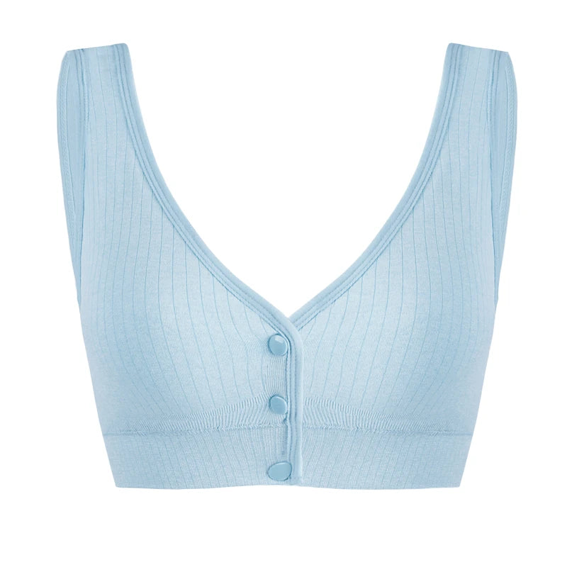 Seamless Maternity Nursing Bra – Soft 3D Support"
