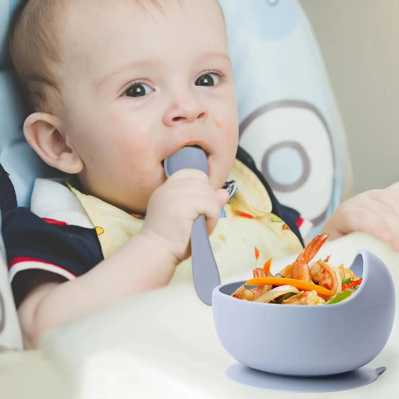 2PC Baby Suction Bowls – Baby-Led Weaning Feeding Set
