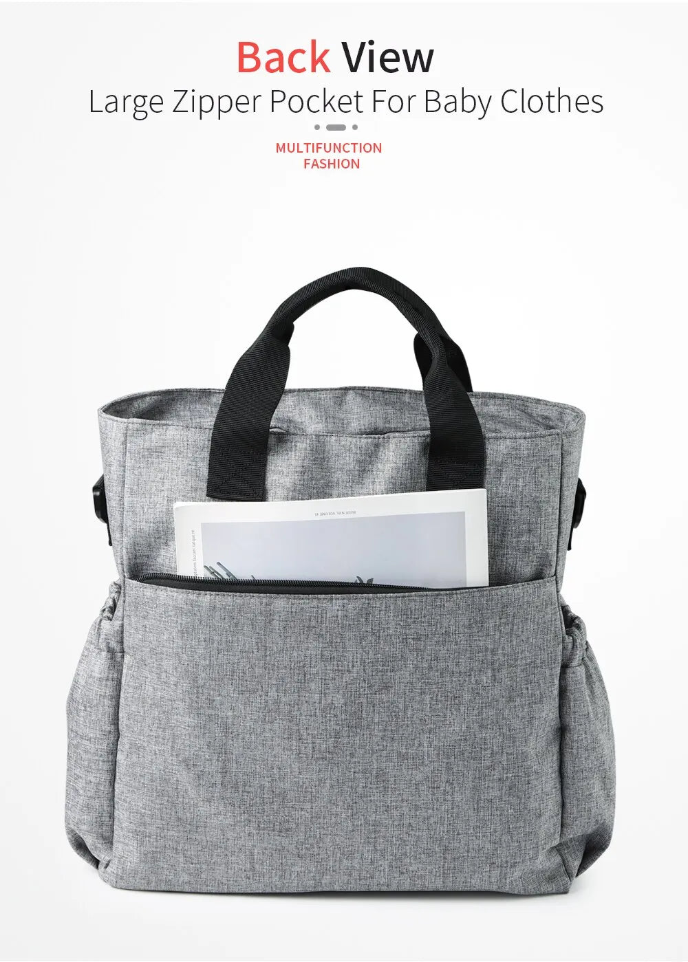 Fashion Baby Diaper Tote Bag Multifunctional Mommy Nappy Changing Bags Waterproof Mummy Stroller Bag