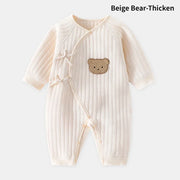 DGUKYM New Autumn Winter Long Sleeve Body Suit & One Piece Thick Bear Romper Baby Clothes Infant Girls Coat Cotton Jumpsuit
