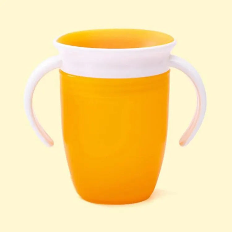Silicone Cup Mouth 360 Leak Proof Sprinkling Magic Cup Baby Children Learn To Drink Anti Choke Drink Cup