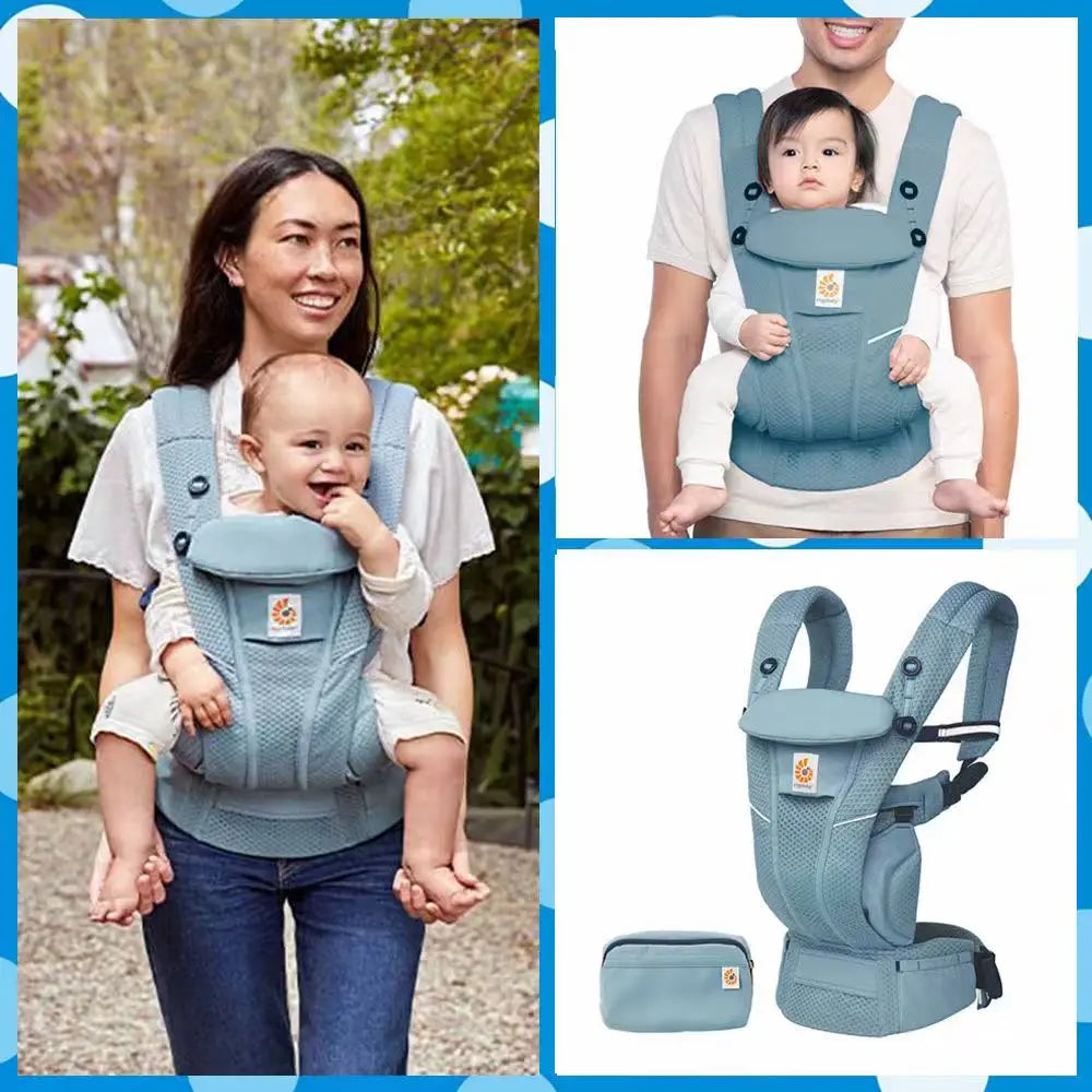 Ergonomic Baby Carrier with Waist Stool – Newborn to Toddler