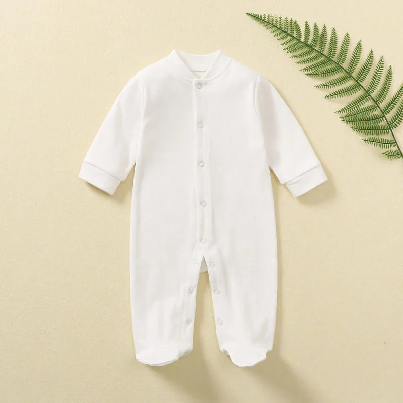 100% Cotton Jumpsuits Newborn Baby Rompers Sleepsuits INS Jumpers One-pieces Sleepers Autumn Spring Growings Roupa De Bebe Grows