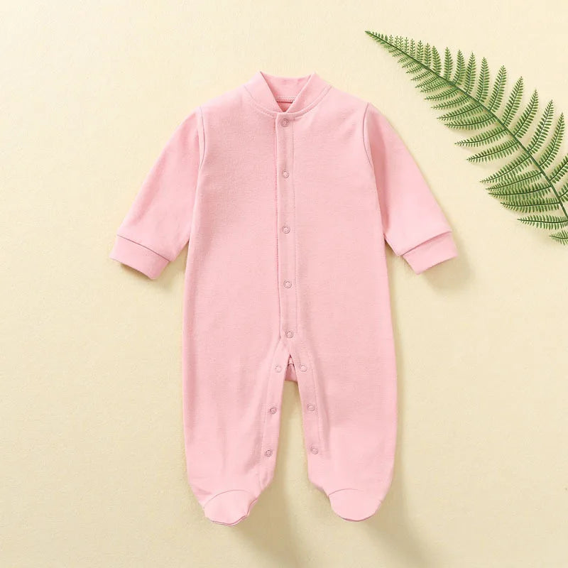 100% Cotton Jumpsuits Newborn Baby Rompers Sleepsuits INS Jumpers One-pieces Sleepers Autumn Spring Growings Roupa De Bebe Grows