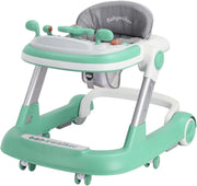 Foldable 2-in-1 Baby Walker – Push Toy, Feeding & Music Tray